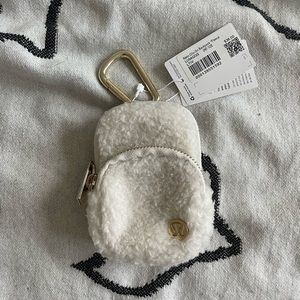 Lululemon Nano Clip-On Fleece Backpack ivory